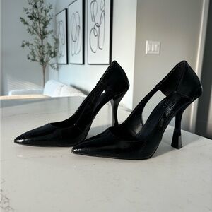 Black Patent Leather Heels 🎬